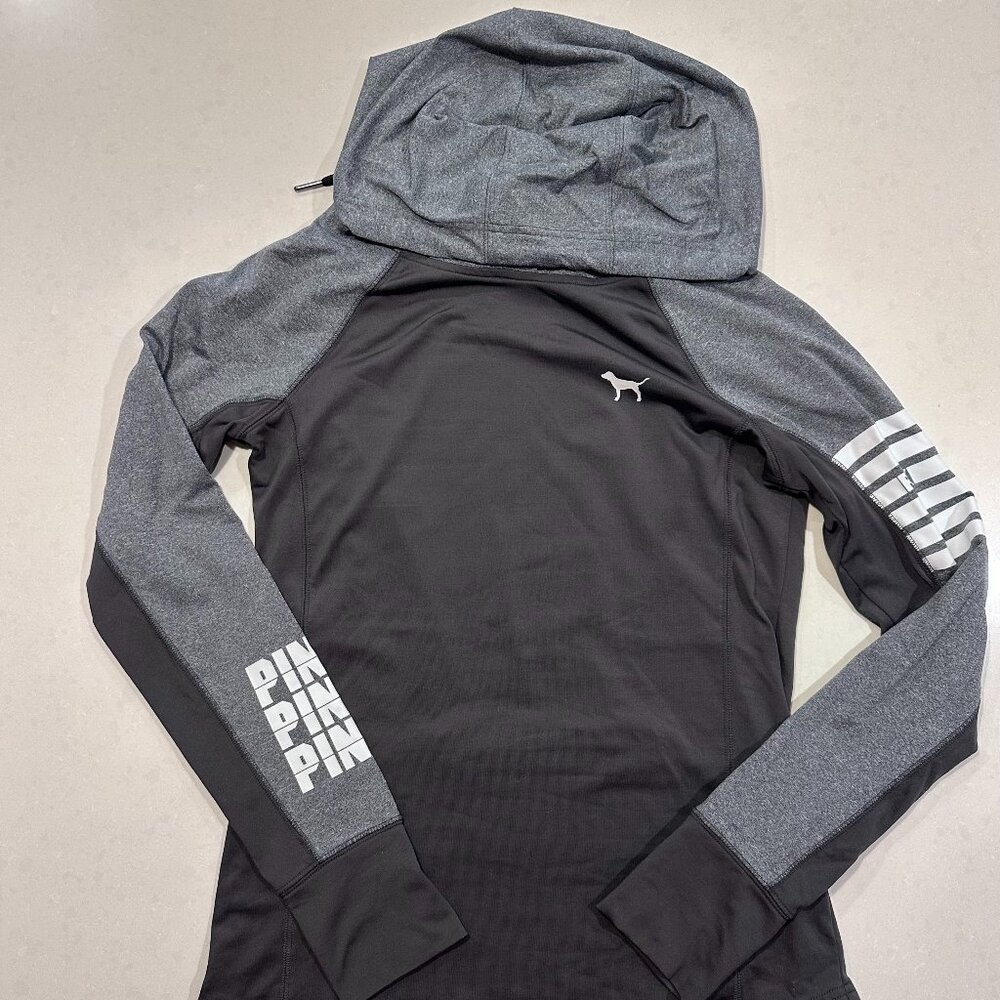 Victoria's Secret PINK Ultimate Hoodie, Grey, Size Medium